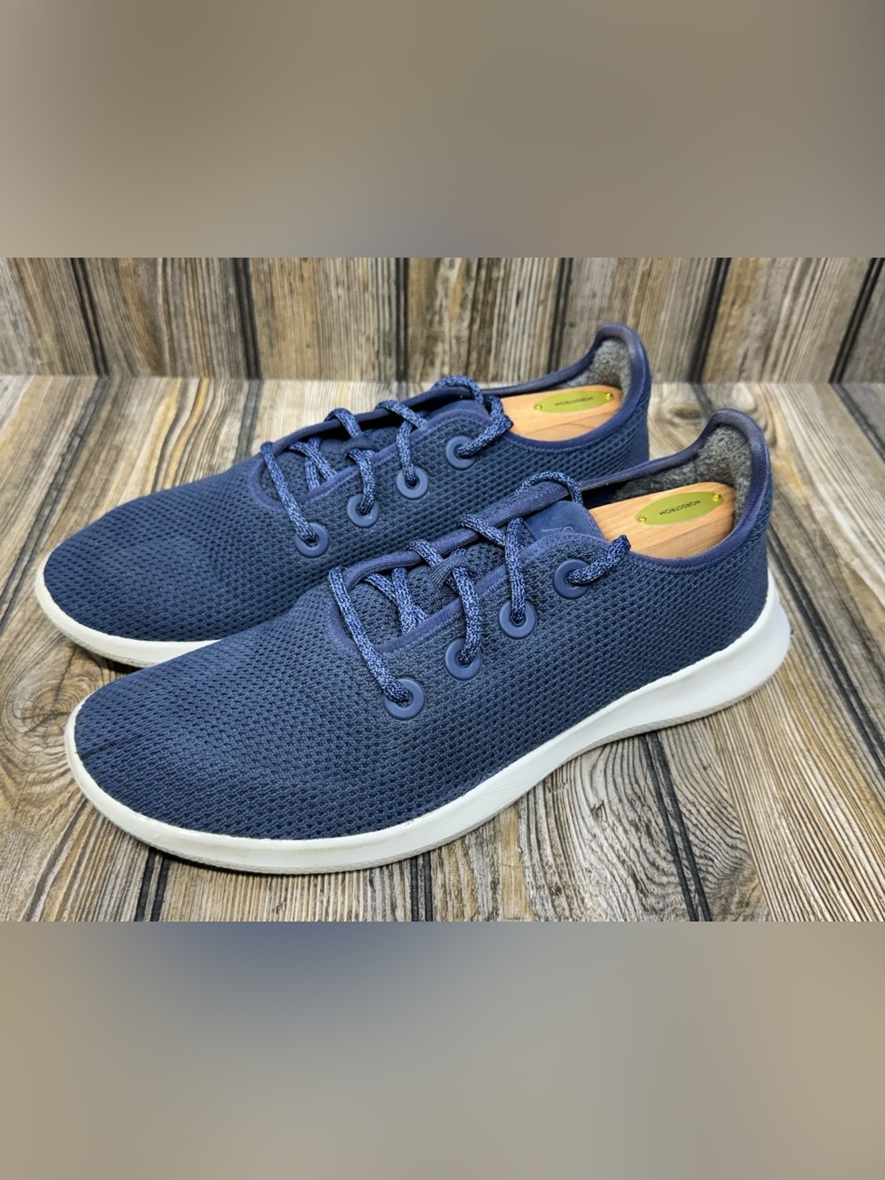 Men's Navy Mesh Casual Sneakers - allbirds Brand size 12